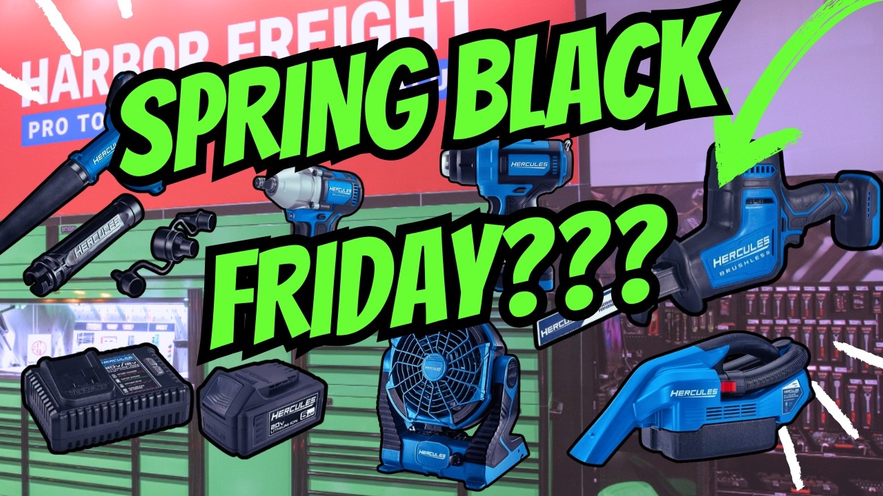 Possible Harbor Freight Spring Black Friday Deals (Hercules Bundle & More) #harborfreight