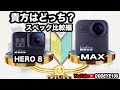 貴方はどっち？GoPro HERO 8 or MAX  スペック比較編