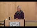 Carol Stahl reads an original poem entitled "Ode to Taxpayers" during Poetry Live! in Bozeman, Montana. Poetry Live! is a ...