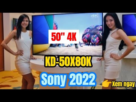 Video Review Tv Sony KD-50X80K 2022 50inch, Google Tivi 4K... - youtube