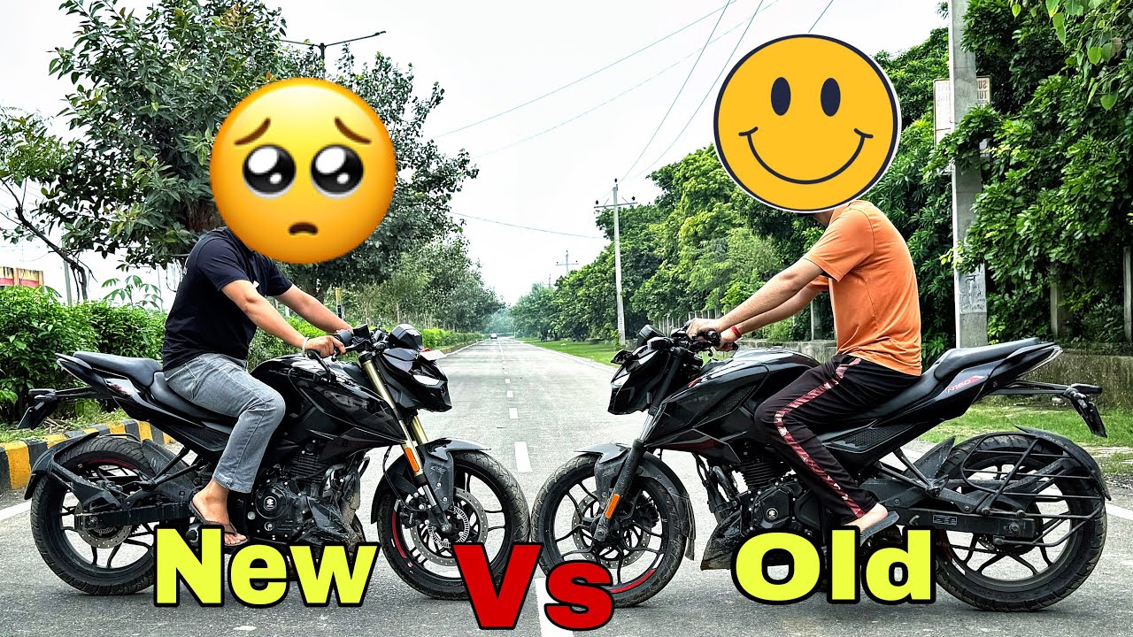 New generation pulsar n 160 vs old one comparison👌❤️.