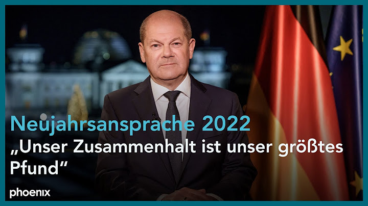 Mit Gebärde: Neujahrsansprache des Bundeskanzlers