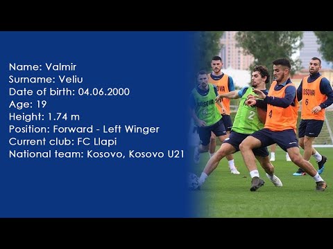 Valmir Veliu • FC Llapi • Football Player • Highlights (Video)