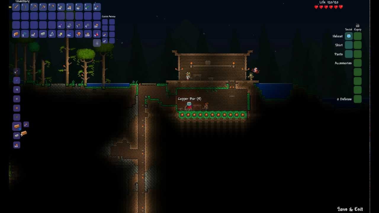 Terraria Time Episode 2 Purple Torches! YouTube