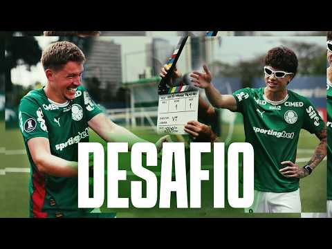BEHIND THE SCENES OF THE RESTROOM CHALLENGE WITH PALMEIRAS PLAYERS!