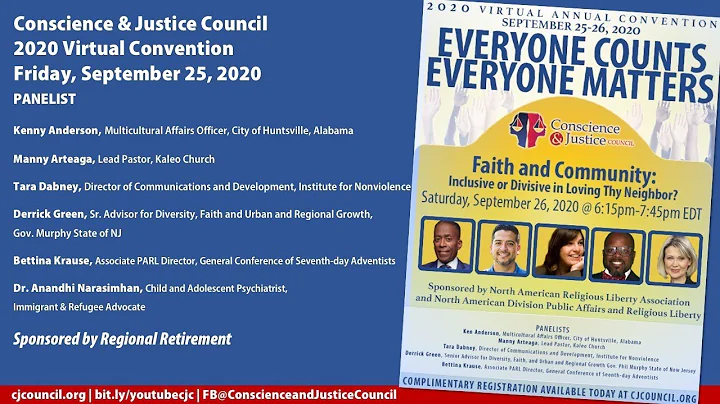 CJC Virtual Convention: FAITH AND COMMUNITY: Inclu...