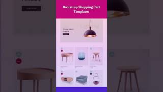 5 Best Bootstrap Shopping Cart Templates #bootstrap #shoppingcart