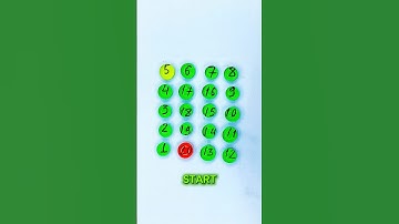 Draw a starlight line with numbers 1 to 20 #drawing #line #maths #quiz #shorts
