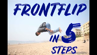 FrontFlip in 5 Minutes | FrontFlip| Learn Front Flip in 5 steps| Darshan Mehta Dance | Aman Sunar