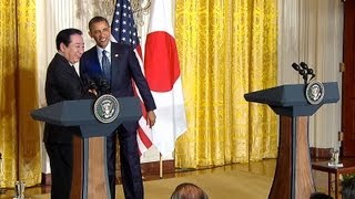 President Obama holds a Press Conference with Prime Minister Noda of Japan
