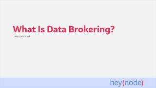 Overview of Data Brokering with Node.js screenshot 5