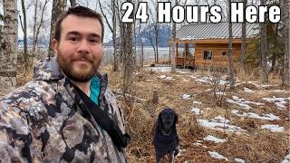 I Spent 24 Hours at a Remote Alaska Cabin on an Cliff