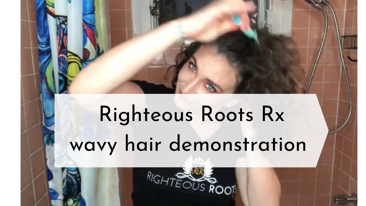 Wavy Hair Righteous Roots Tutorial video - YouTube