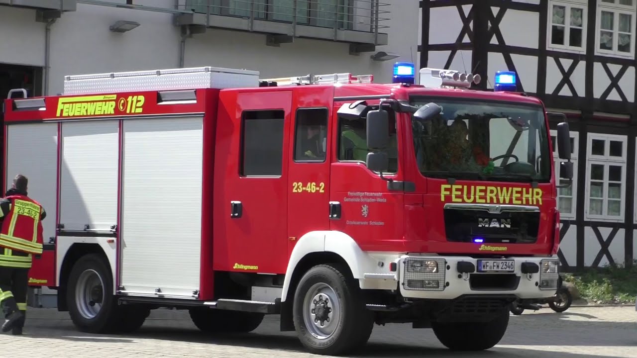 (Beinaheunfall ) Zusammenschnitt FF Schladen
