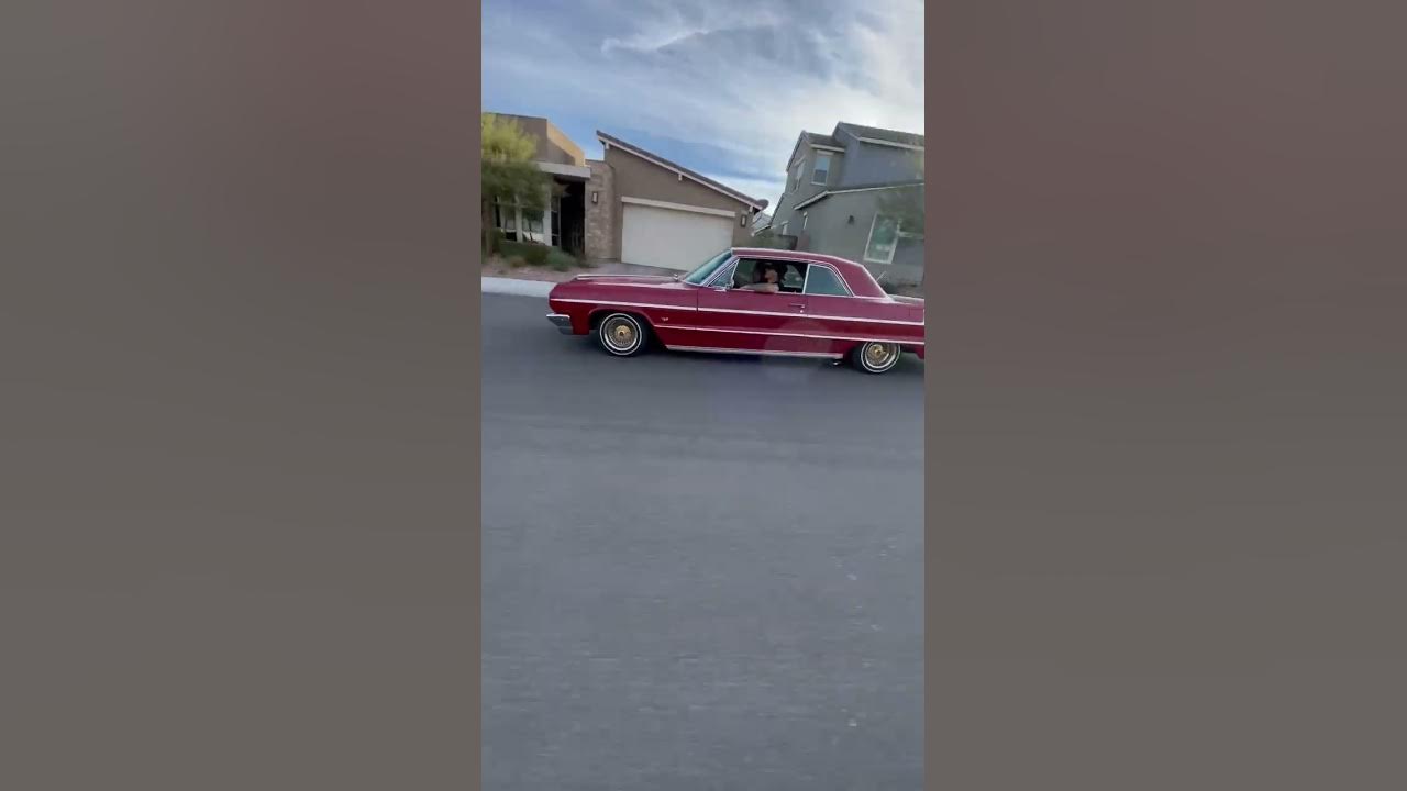 Crusing Down The Street In My 64 Cruising down the street in my 64 {1964 Impala} #lowrider #1964impala 🔥