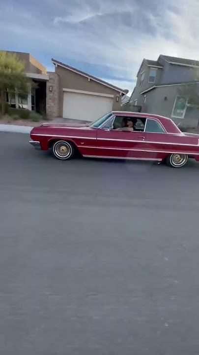Crusing Down The Street In My 64 Cruising down the street in my 64 {1964 Impala} #lowrider #1964impala 🔥
