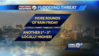 More heavy rain expected overnight, weekend looks dry