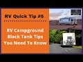 RV Black Tank Tips For Campgrounds