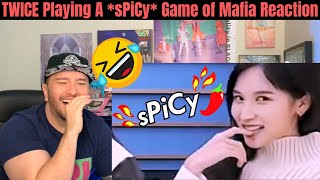 TWICE - "TWICE playing a *sPiCy* game of mafia" Reaction!