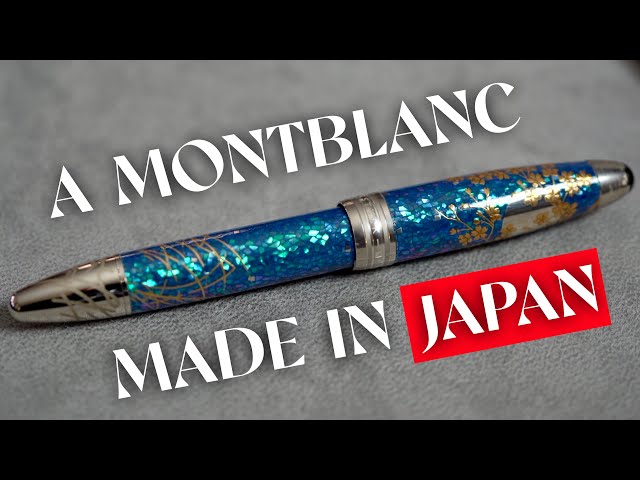 This Montblanc Fountain Pen is Made in Japan and Limited to 88