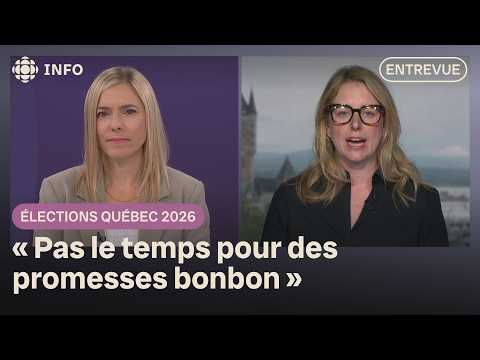 Le Parti libéral du Québec (PLQ) dévoile son cadre financier | Zone économie | Élections Québec 2026