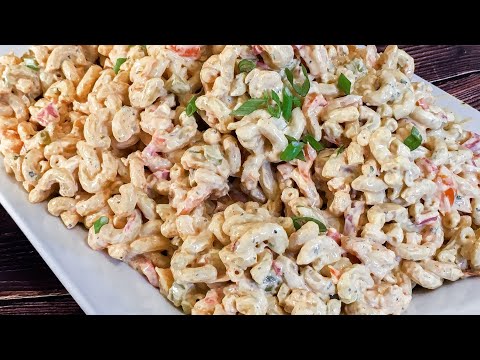 Shrimp Macaroni Salad | Deli Style Shrimp Salad | Seafood Salad