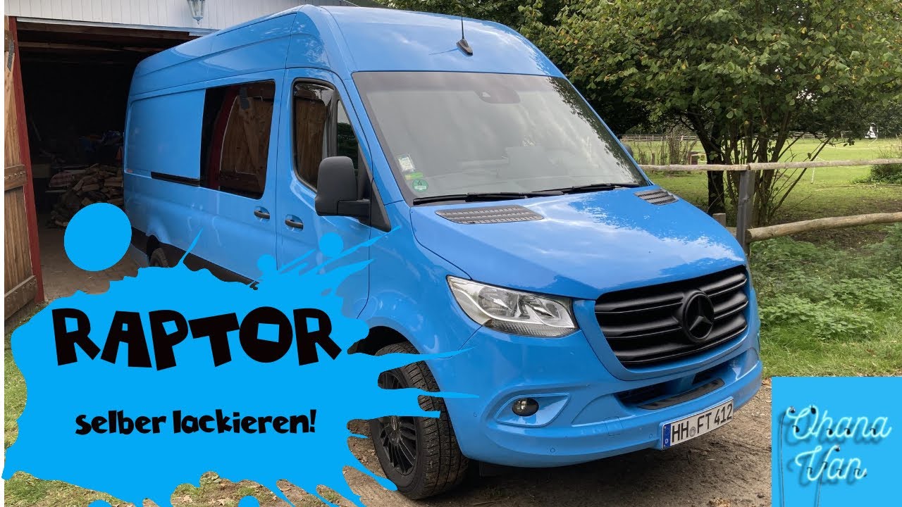 Raptor Lack Mercedes Sprinter / Sprintervan Camper Ohana-Van - YouTube