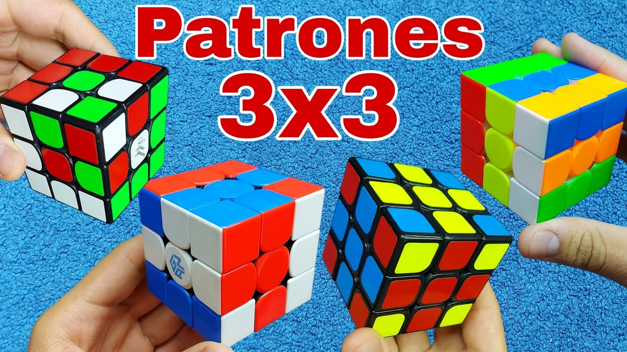 Patron Cubo De Rubik Los Mejores Patrones para un Cubo Rubik 3x3!! - YouTube