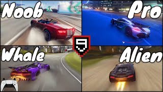 ASPHALT 9 LEGENDS - NOOB VS PRO VS WHALE VS ALIEN PT - 11