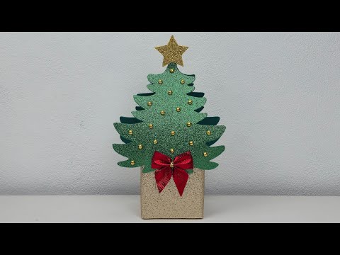 Faça Você Mesmo: Lembrancinha de Natal com E.V.A e Caixinha de Leite — Ideia Fácil e Econômica!