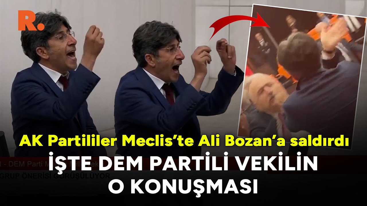 AK Partililer Meclis’te Ali Bozan’a saldırdı: İşte DEM Partili vekilin o konuşması