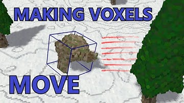 Making voxels MOVE with the separating axis test [Voxel Devlog #11]