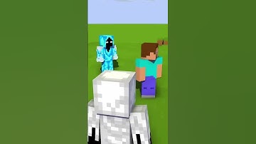 Steve and Herobrine #minecraft #shorts #herobrine #steve #short