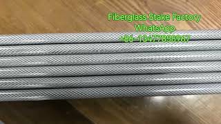 Flexibility Bend Test for 1/2" 6ft Fiberglass Stake with surface veil rosie.xiao@ylfrpstake.com