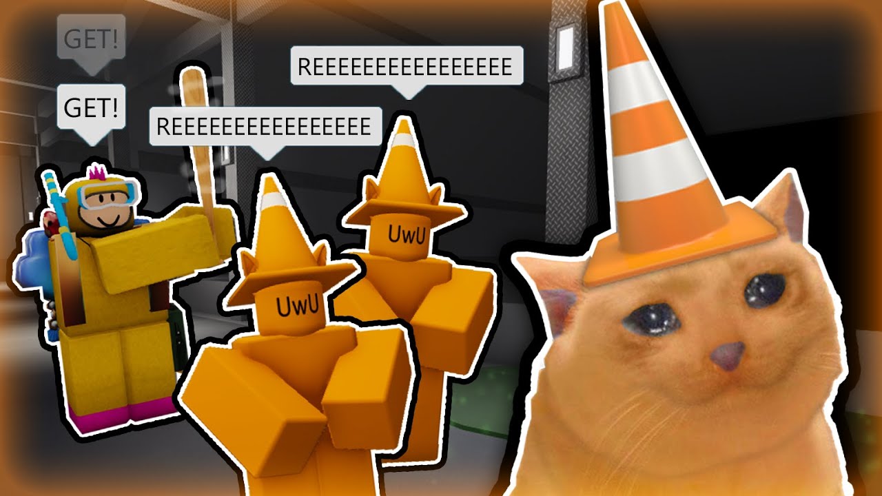 Fighting The Traffic Cone Furrys Roblox Furrys Youtube - how to get the traffic cone in roblox