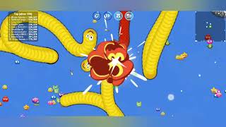 Top 3 Worm Hunt Snake game iO zone #viralvideo #wormhunt #snake screenshot 1