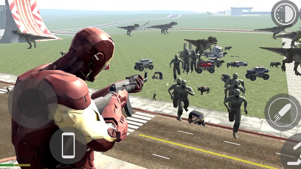 The Ironman Vs Zombie || Indian bike driving 3d game 