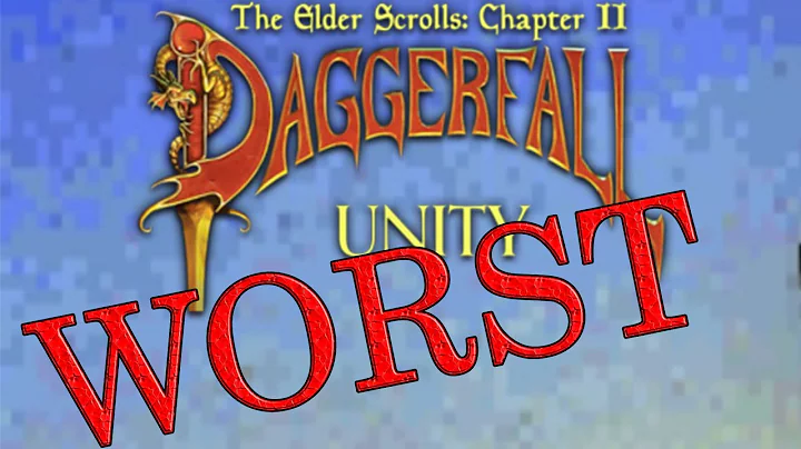 The WORST: GOG Cut for Elder Scrolls 2 Daggerfall ...
