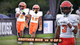 LOADED UNDERCLASSMAN SQUAD PUTS UP POINTS! | Brother Rice vs U of D Highlights