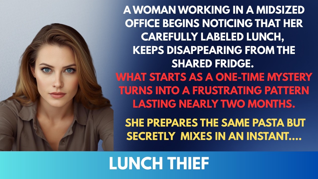 My coworker kept stealing my lunch for months  Here's how it ended