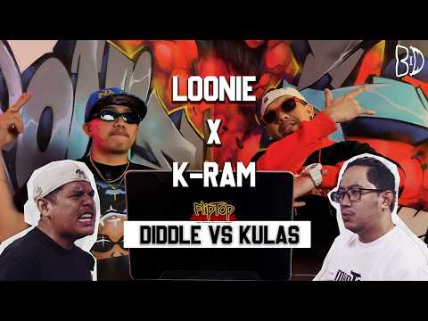 LOONIE × K-RAM | BREAK IT DOWN: Rap Battle Review E382 | DIDDLE VS KULAS