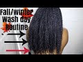 Wash Day Routine For Length Retention|2021 Fall/Winter|Low Porosity High Density| NATURALLY MARKED