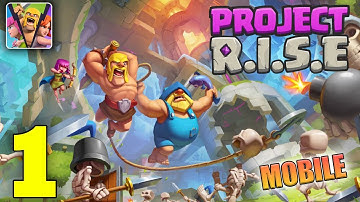 Project R.I.S.E Gameplay Walkthrough Part 1 (iOS, Android) by Supercell