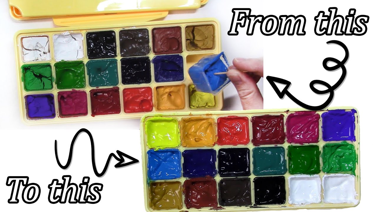 How to Care for Your HIMI Gouache Palette (in less than 2 minutes) 