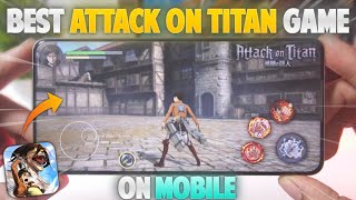 Best Attack On Titan Game for Android & iOS!🔥 | High Graphics AOT Gameplay screenshot 1