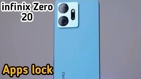 Apps Lock In Infinix Zero 20, How To Set Apps Lock In Infinix Zero 20, Applock Setup Kaise Karen,