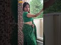Stunning saree back pose  saree navel  indian beautiful bhabhi saree pose saree