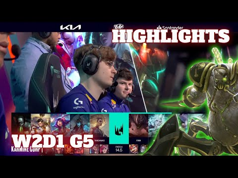 KC vs RGE - Highlights | Week 2 Day 1 LEC Spring 2024 | Karmine Corp vs Rogue W2D1