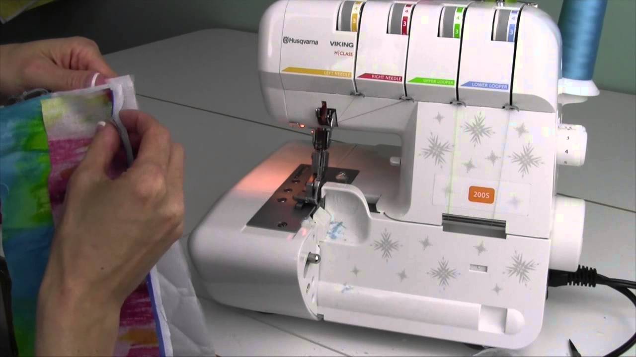 Husqvarna Viking H Class 200S Serger 37 Quilt As You Go YouTube