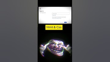How to make Google Login Page  html,css #coding #htmlprogramming #htmlacademy #html #webprogramming